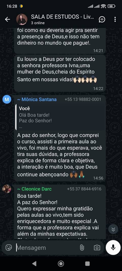 Depoimento 3 aluno(a) Raio-X Teológico