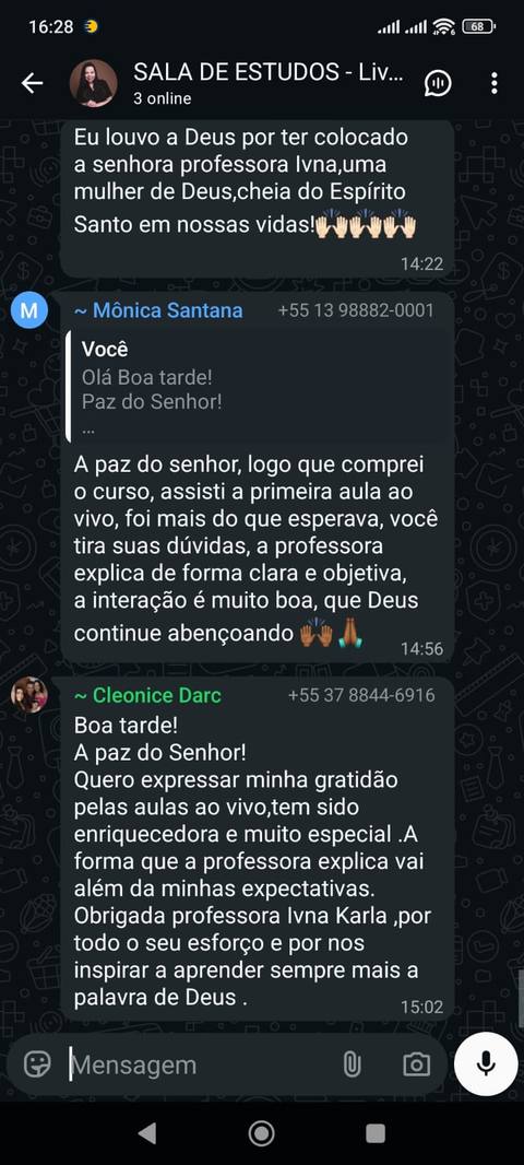 Depoimento 4 aluno(a) Raio-X Teológico