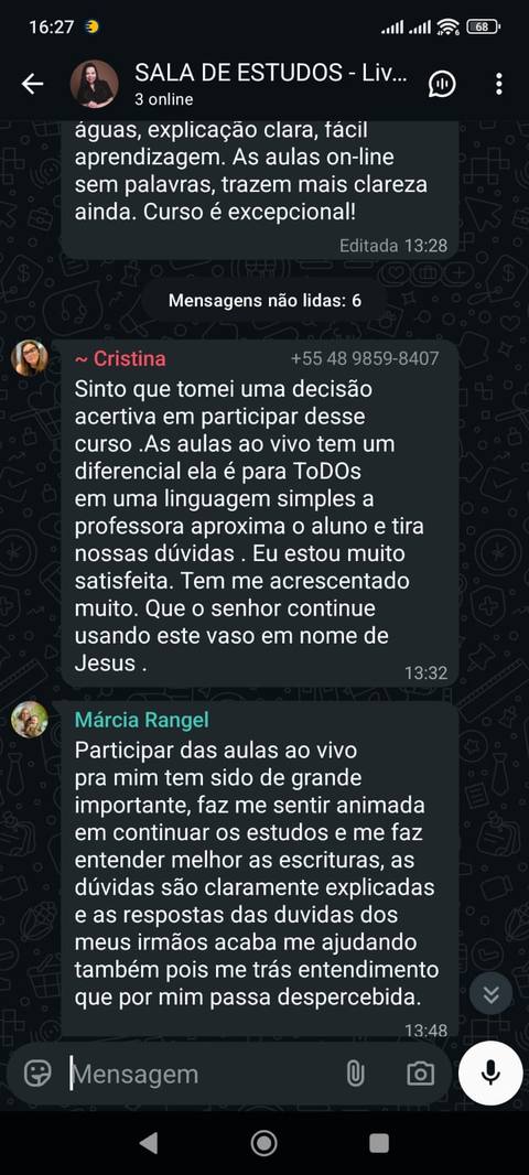 Depoimento 6 aluno(a) Raio-X Teológico
